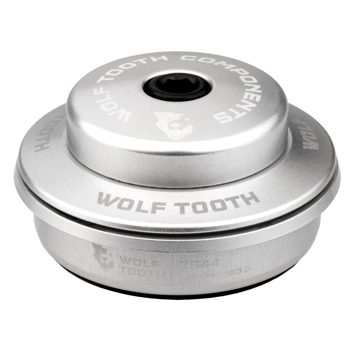 Górna Miseczka do Półzintegrowanego Składu Sterowania WOLF TOOTH PREMIUM 1"1/8 ZS44 Stack 6 mm Srebrna