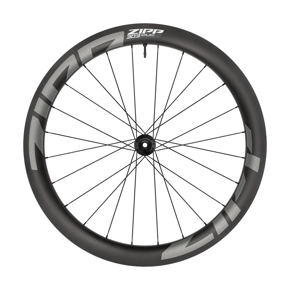 ZIPP 303 XPLR S Tubeless Ready Front Wheel (Center Lock) Black/Grey