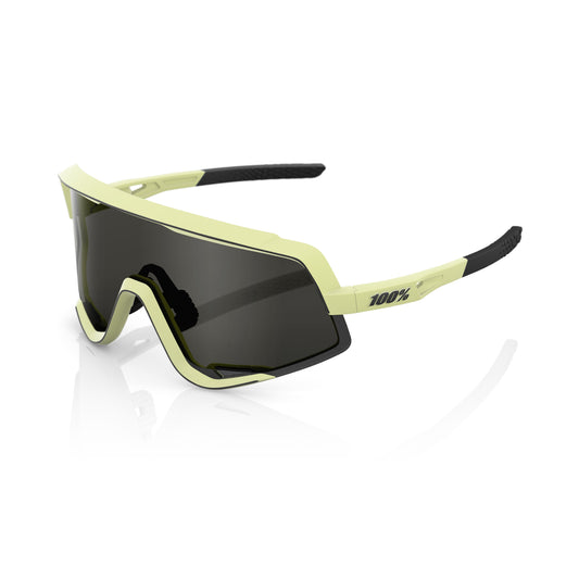 Bril 100% GLENDALE Soft Tact Glow Geel Smoke Lens