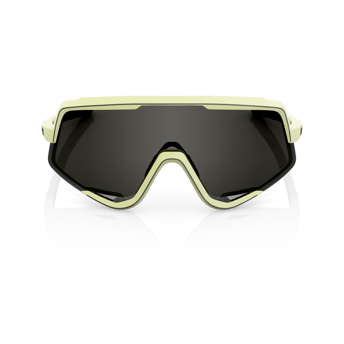 Aurinkolasit 100% GLENDALE Soft Tact Glow Keltainen Smoke Lens