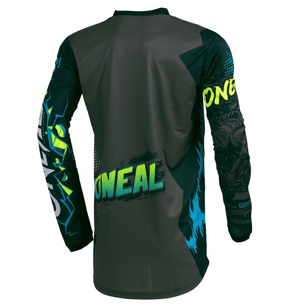 O'NEAL ELEMENT VILLAIN Junior Long Sleeve Jersey Grey
