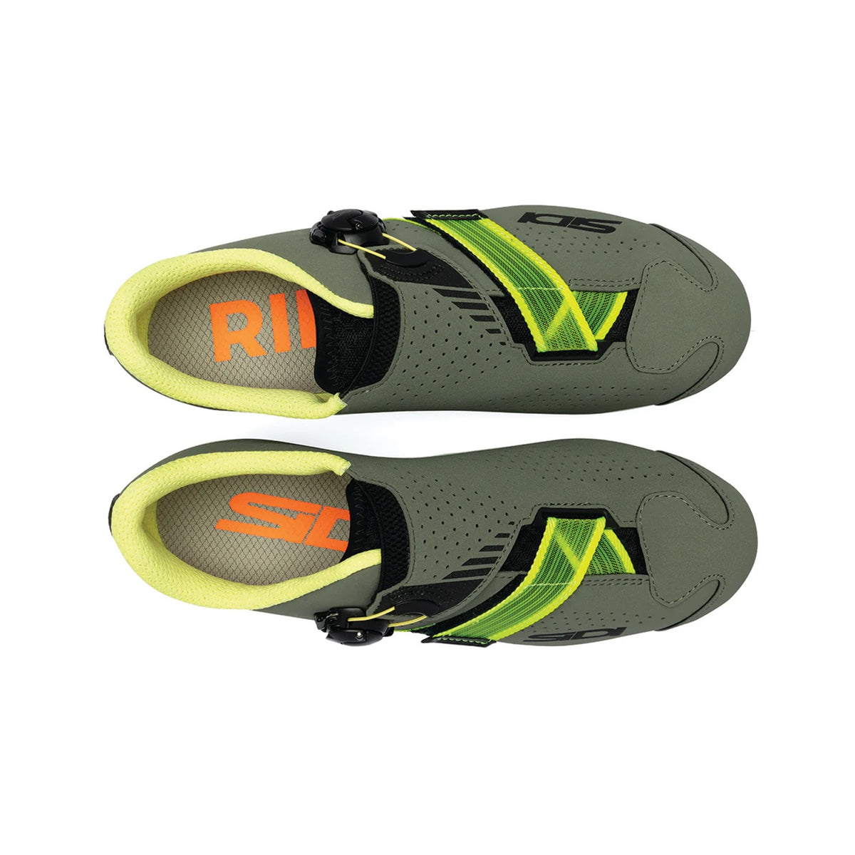 MTB-skor SIDI AERTIS Military Green/Gul