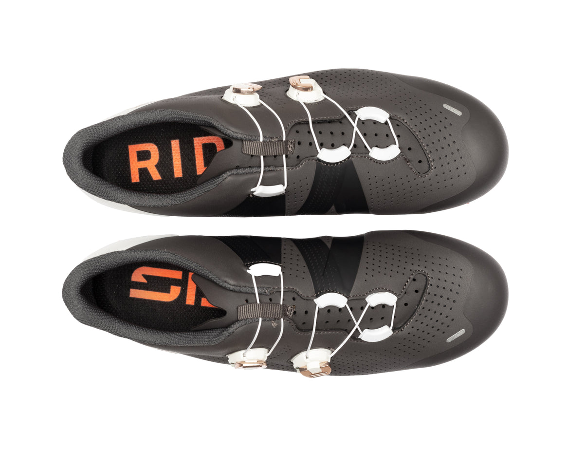 Sidi Ergo 6S wegschoenen antraciet en wit, vooraanzicht