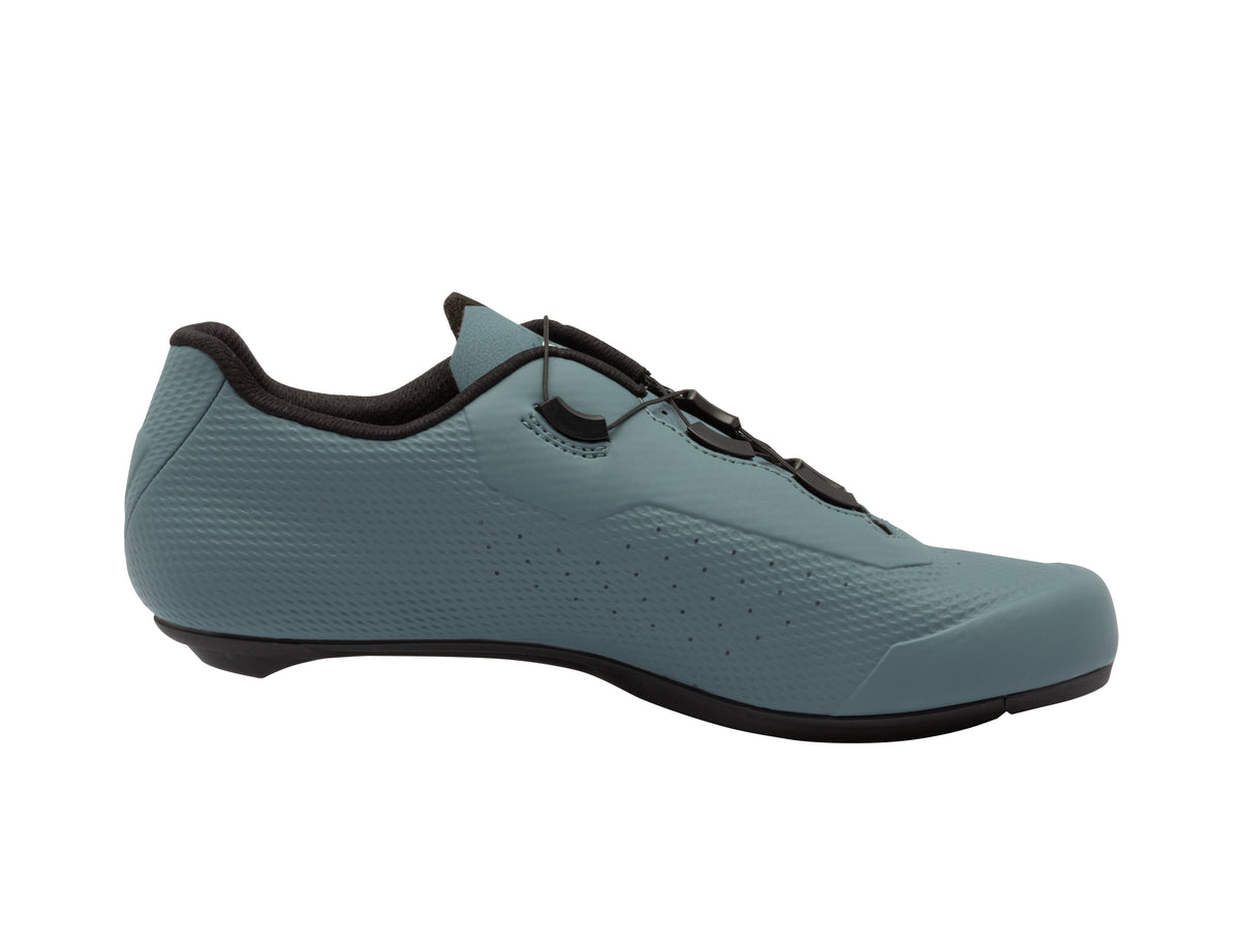 Sidi Fast 3 road shoes storm grey and ice white, inner profile view