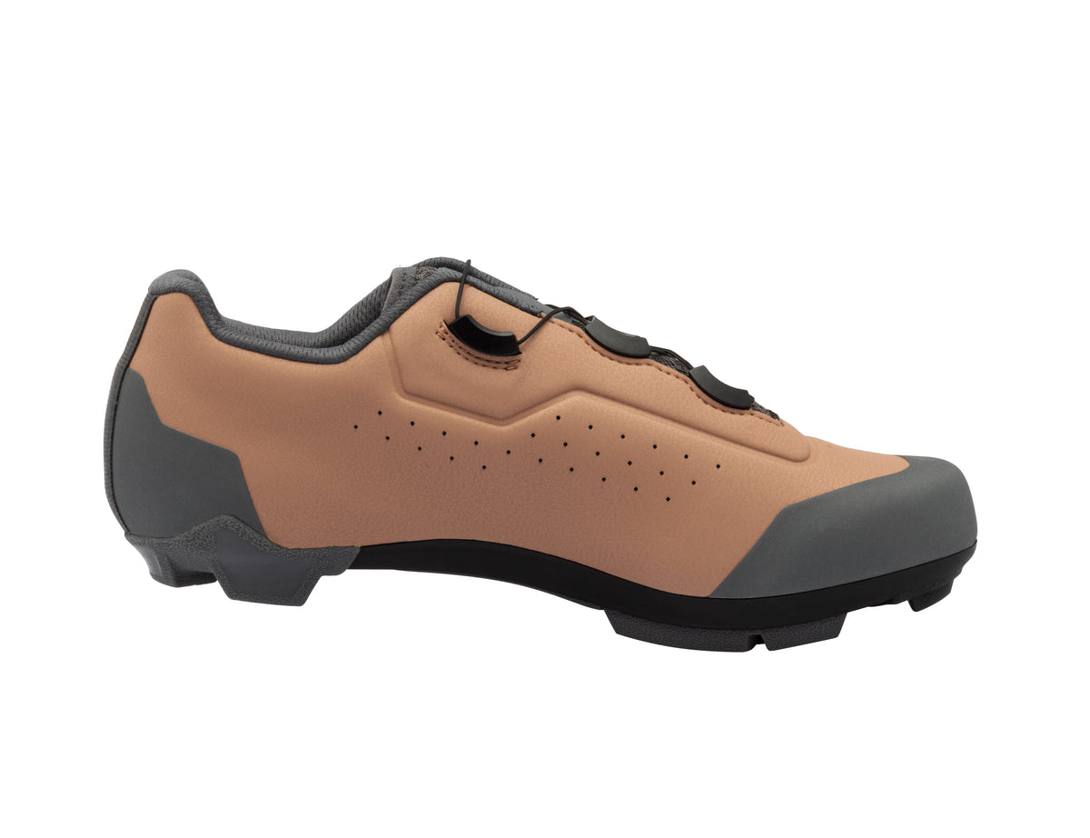 Sidi Liinea Woman XC gravel cykelsko cork brown, set fra indersiden