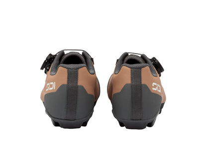 Čevlji XC gravel Sidi Liinea Woman cork brown, pogled od zadaj na zadnji del