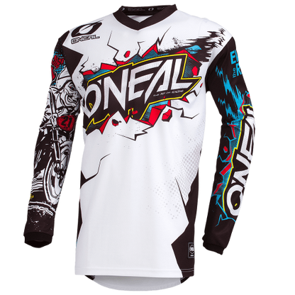 Tricou O'NEAL ELEMENT VILLAIN Junior Mânecă Lungă Alb