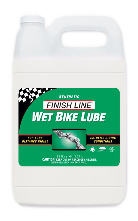 Kedjasmörjmedel FINISH LINE WET LUBE – Extrema förhållanden (3,77L)
