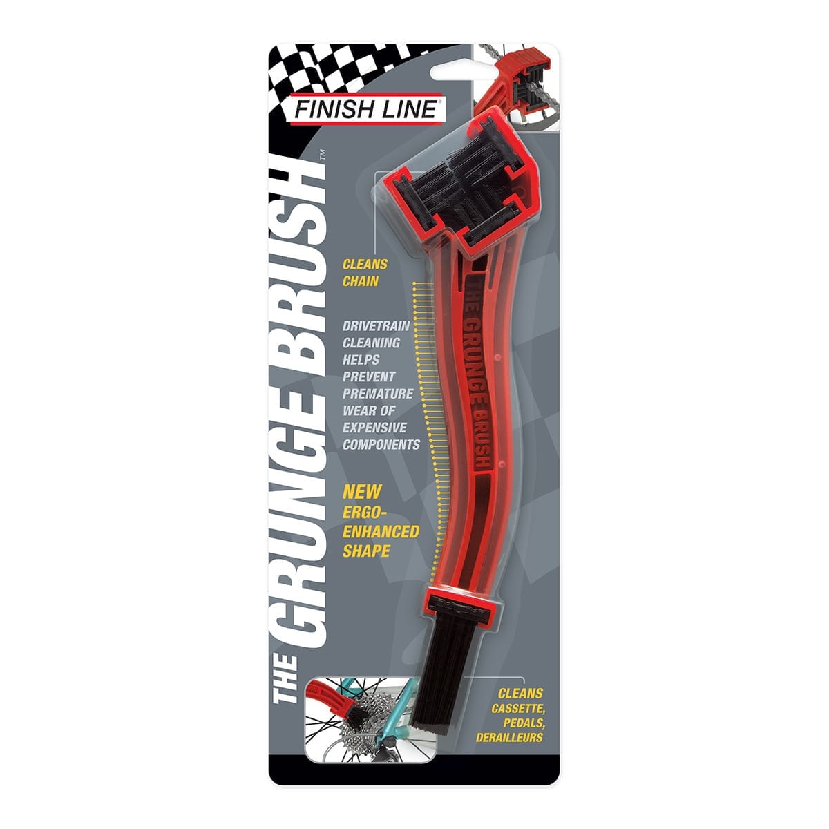 FINISH LINE GRUNGE BRUSH Drivetrain Cleaning Brush