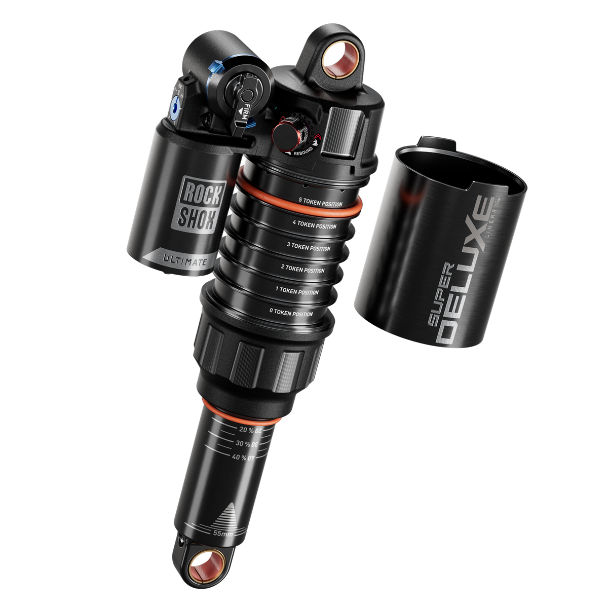 Dæmper ROCKSHOX SUPER DELUXE ULTIMATE RC2T LINEAR XL D1 Trunnion til Trek Fuel EX Gen6 2023-2025