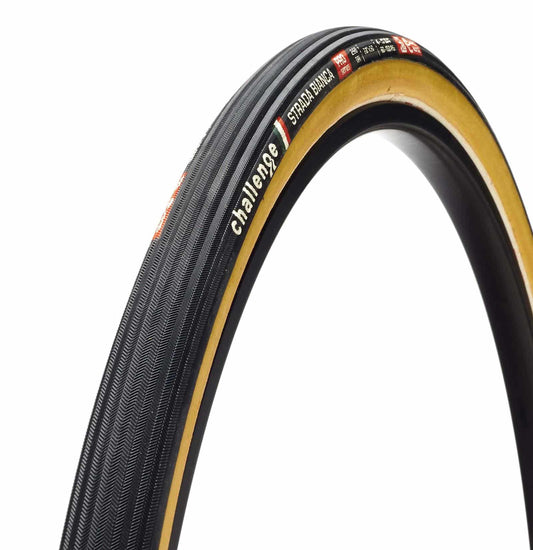 Opona CHALLENGE OPEN STRADA BIANCA 700x30c TubeType Beżowa