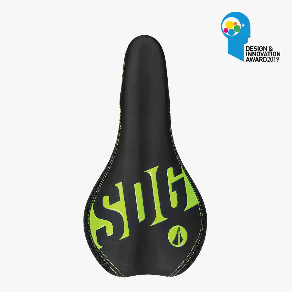 SDG FLY Junior-sadel Svart/Grön