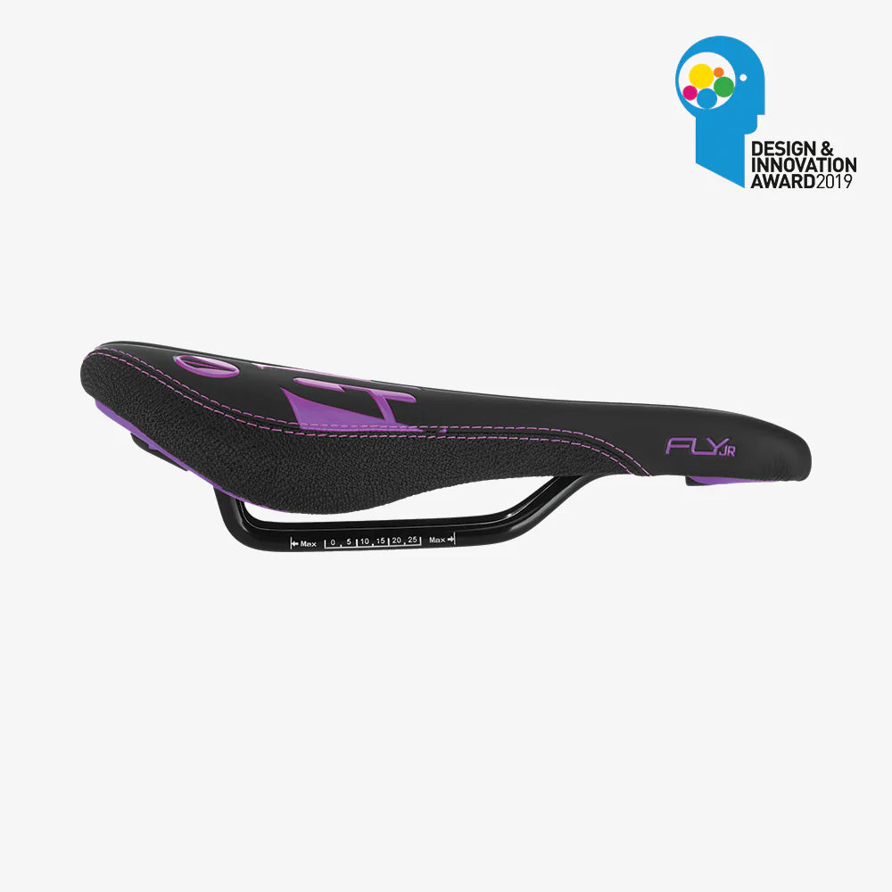 SDG FLY Junior -satula Musta/Violetti