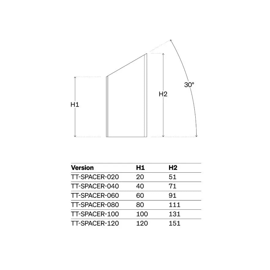 DEDA Spacers-kit til JET2/Fast Pro/TT314/Parabolica Pro