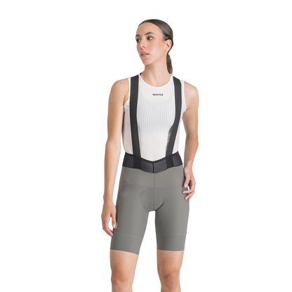 SPORTFUL SRK Women's Short Bib Shorts Grey
