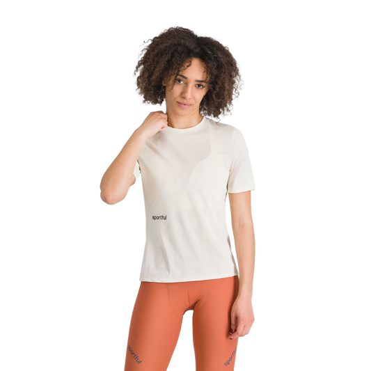 Trøje SPORTFUL SUPERGIARA TEE Korte Ærmer Dame Creme