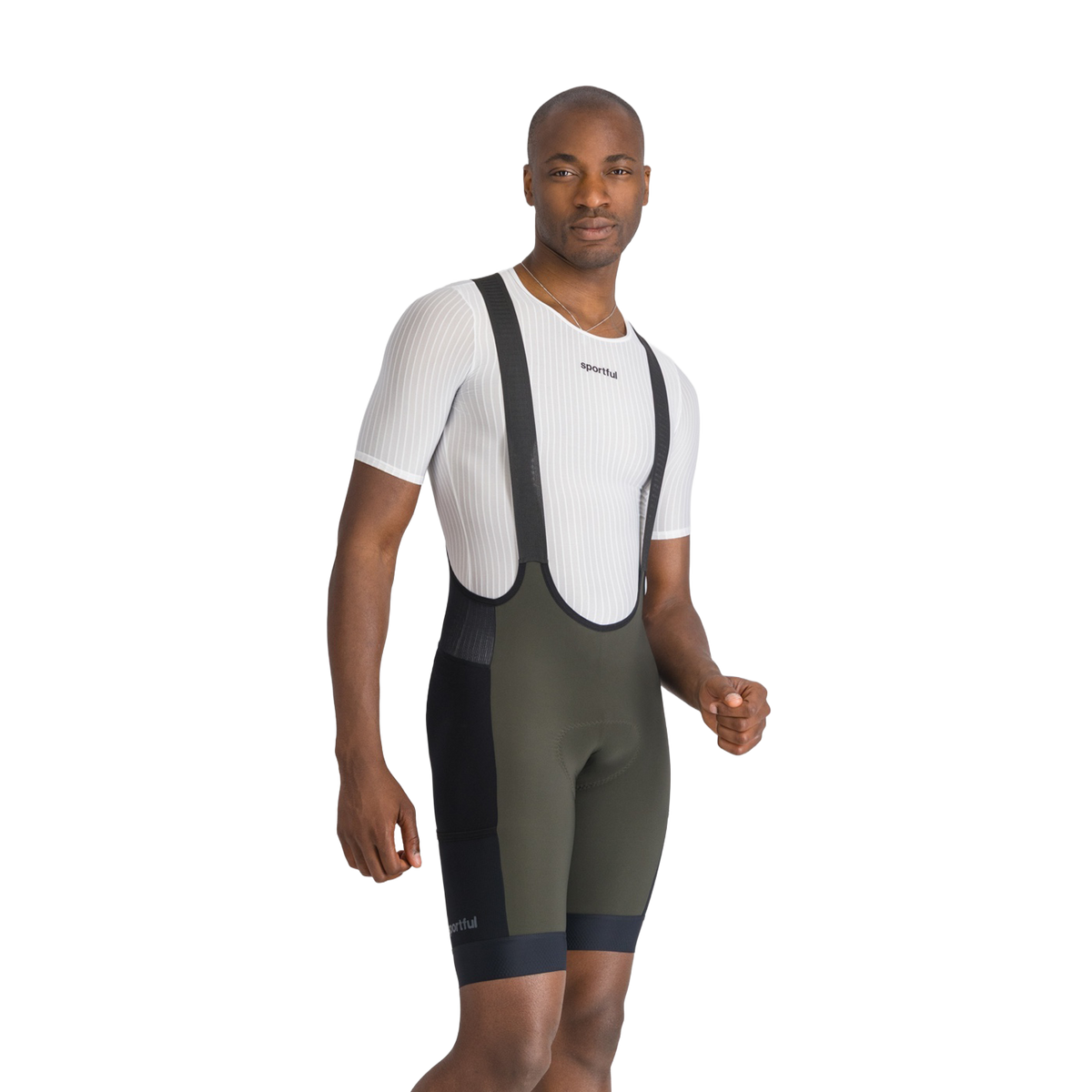 Korte Bib-shorts SPORTFUL SUPERGIARA 2 Khaki/Sort