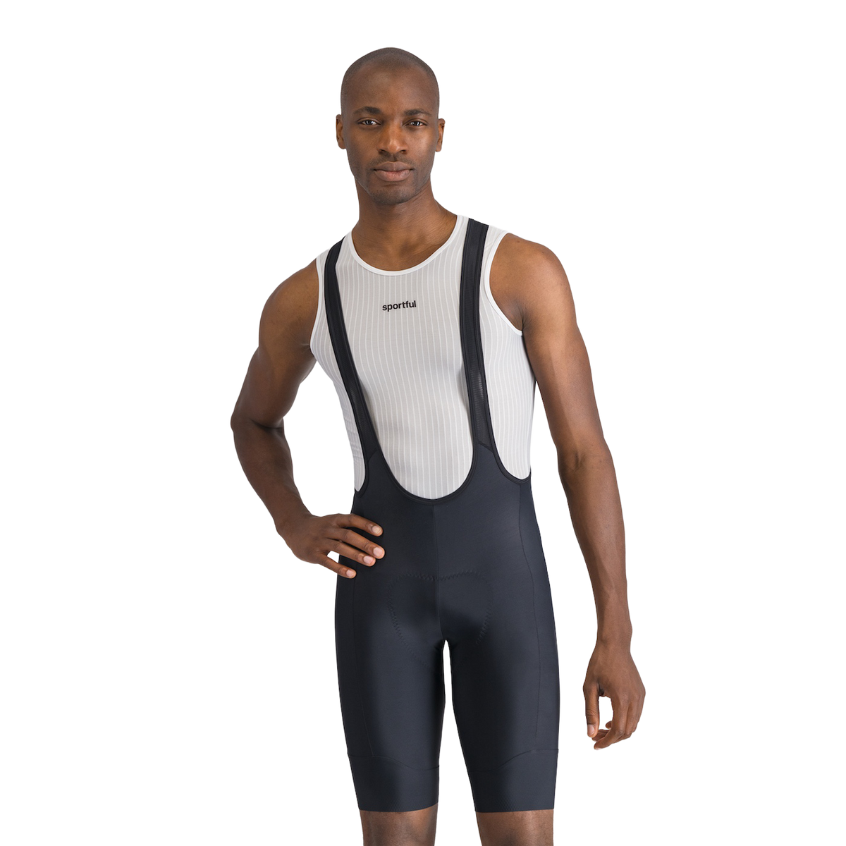 Krótkie Spodenki z Szelkami SPORTFUL PULSE Czarne