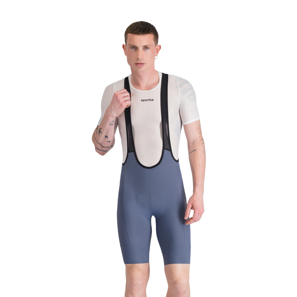 SPORTFUL PULSE Men's Bib Short Grey