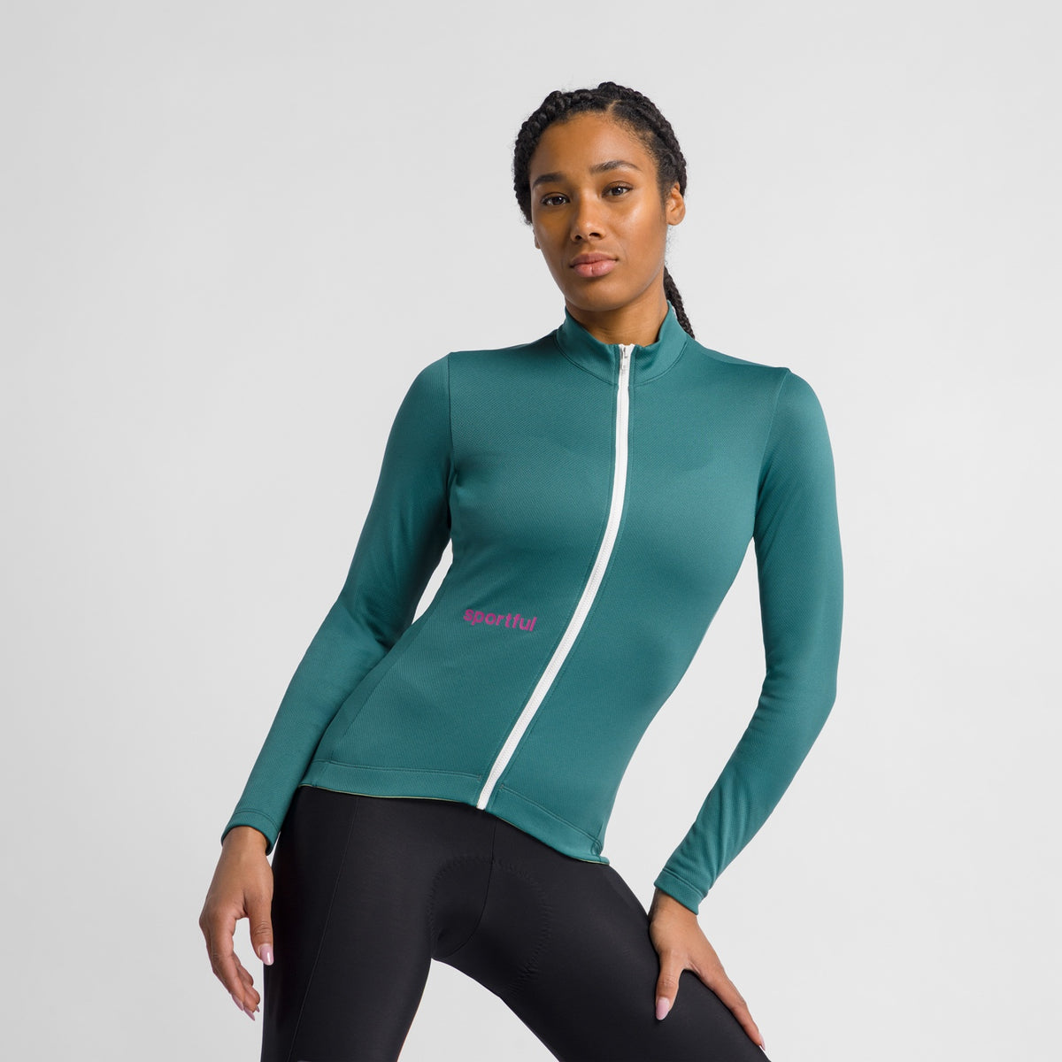 Green SPORTFUL CLASSIC Women's Long-Sleeve Jersey