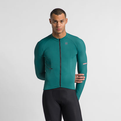 Cyklistický dres SPORTFUL SUPERNOVA s dlouhým rukávem zelený