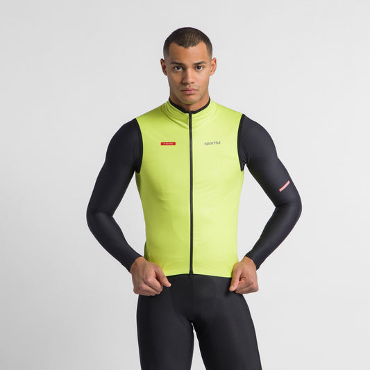 Ærmeløs Cykelvest SPORTFUL FIANDRE 2 Gul
