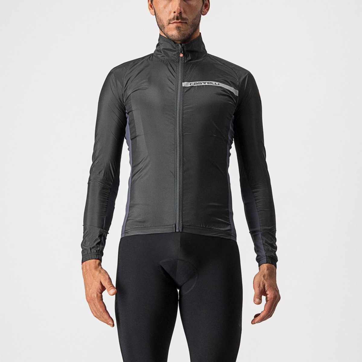 Μπουφάν CASTELLI SQUADRA STRETCH Μαύρο/Γκρι