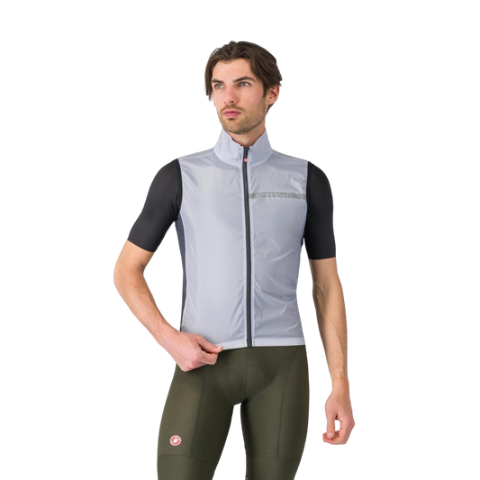 Αμάνικο Γιλέκο CASTELLI SQUADRA STRETCH Γκρι