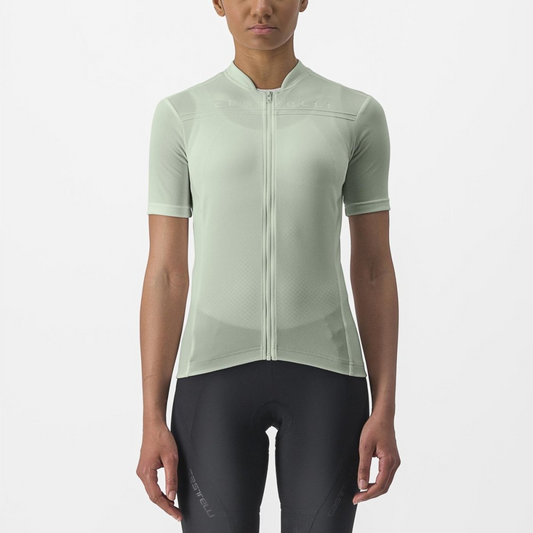 Shirt CASTELLI ANIMA 4 Dames Korte Mouwen Groen