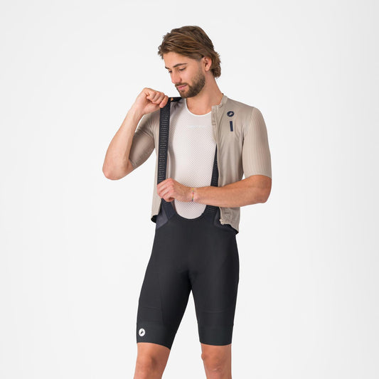 Korte Broek met Bretels CASTELLI ENDURANCE 4 Zwart
