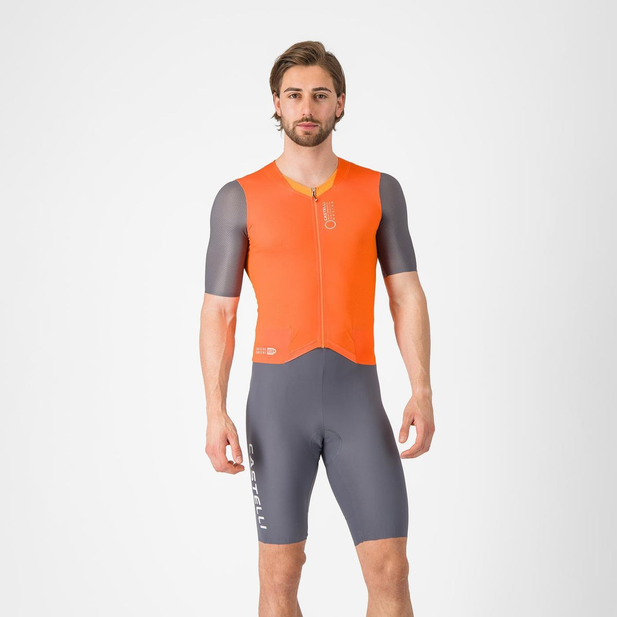 CASTELLI SATURDAY MORNING Suit Orange/Grey