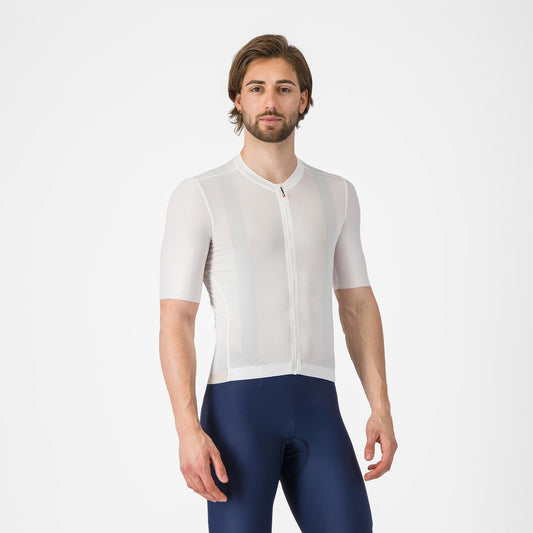 Fietsshirt CASTELLI ESPRESSO 2 Korte Mouwen Ivoor