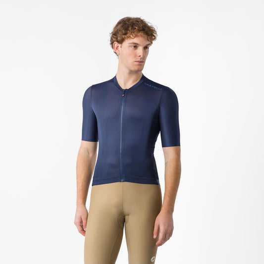 Maillot CASTELLI ESPRESSO 2 Korte Mouwen Blauw
