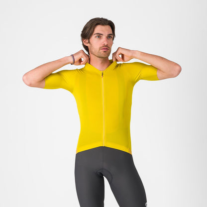 CASTELLI ESPRESSO 2 lühikeste varrukatega särk kollane