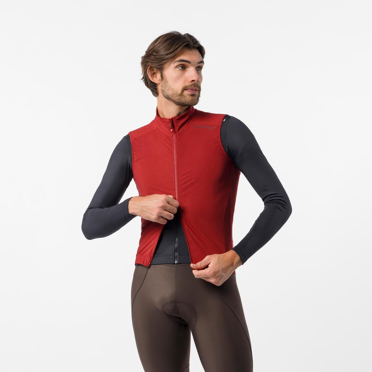 CASTELLI ESPRESSO 2 Sleeveless Jacket Bordeaux