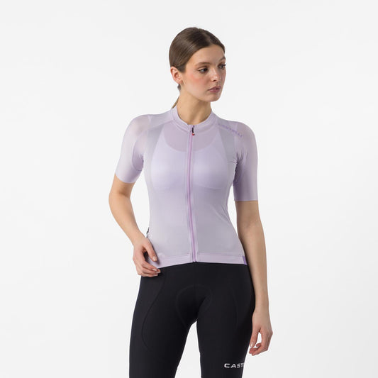 Maillot CASTELLI ESPRESSO 2 Dames Korte Mouwen Purple Mist