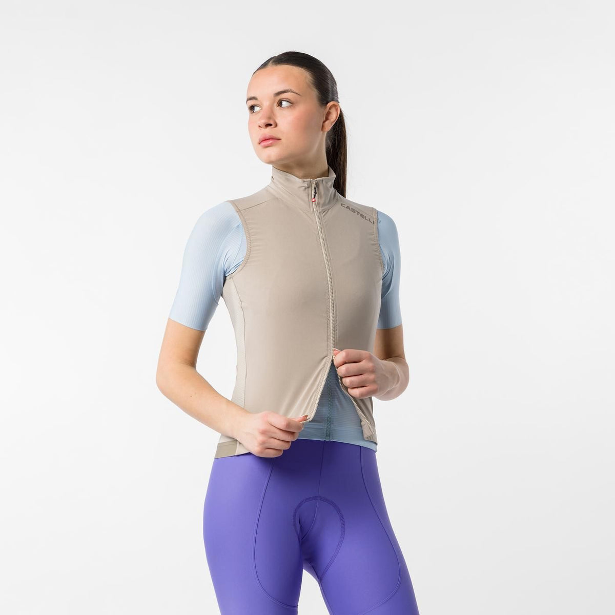 Väst CASTELLI ESPRESSO 2 Dam Beige