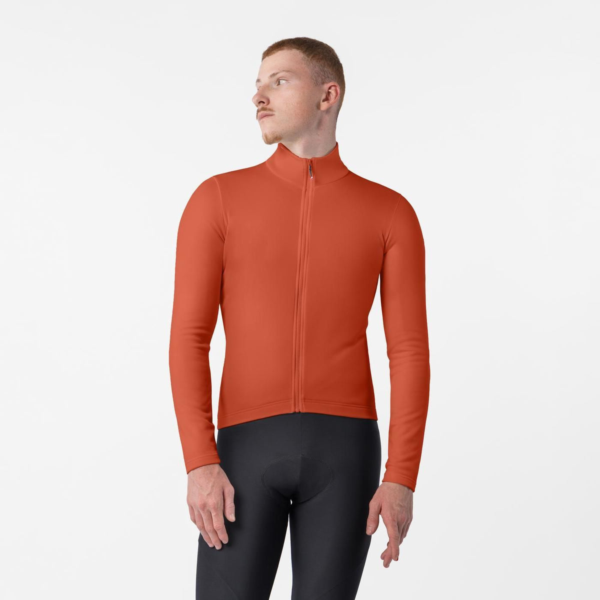 CASTELLI COMPETIZIONE THERMAL Long Sleeve Jersey Paprika