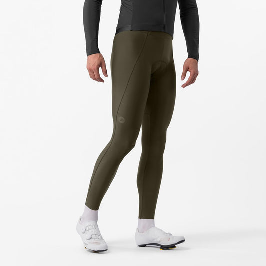 Långa Cykelbyxor med Hängslen CASTELLI ESPRESSO 2 Khaki