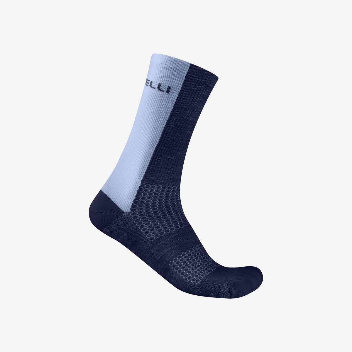 CASTELLI LOGO 18 MERINO-sokker blå