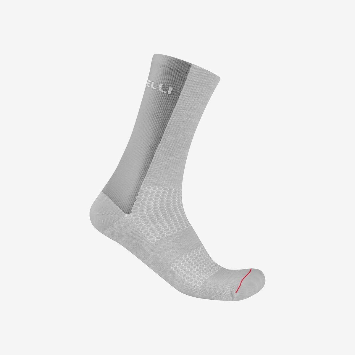 CASTELLI LOGO 18 MERINO -sukat harmaa