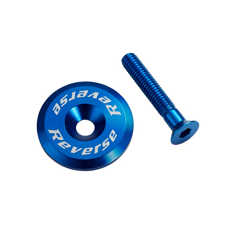 Stop REVERSE COMPONENTS 1"1/8 Blauw