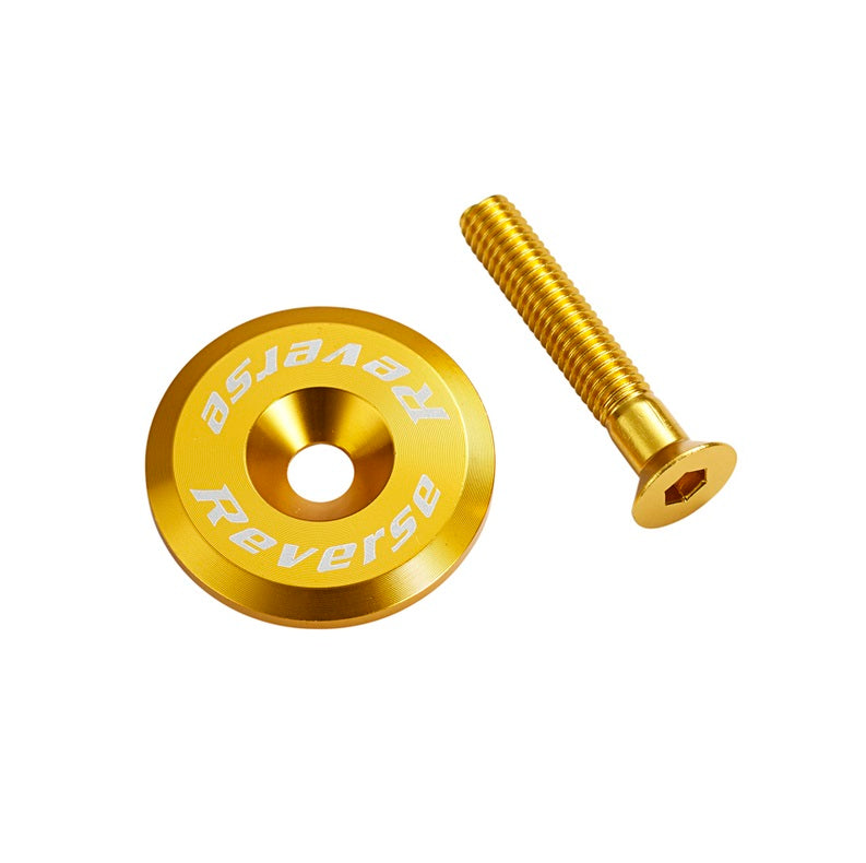 REVERSE COMPONENTS 1"1/8 Cap Gold