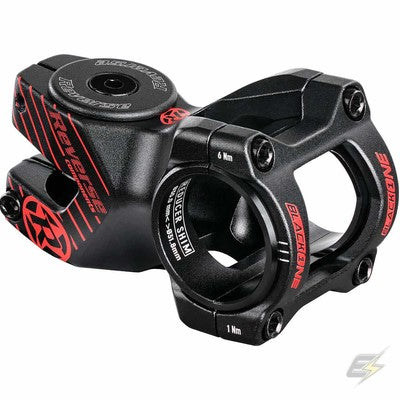 Styrstam REVERSE COMPONENTS BLACK ONE D-2 Svart/Röd
