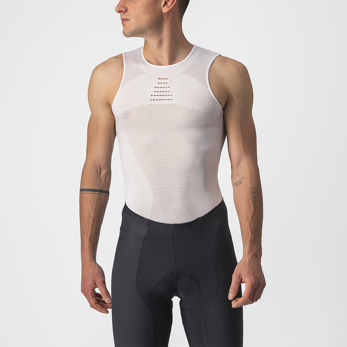 CASTELLI CORE SEAMLESS Hihaton Tekninen Aluspaita Valkoinen