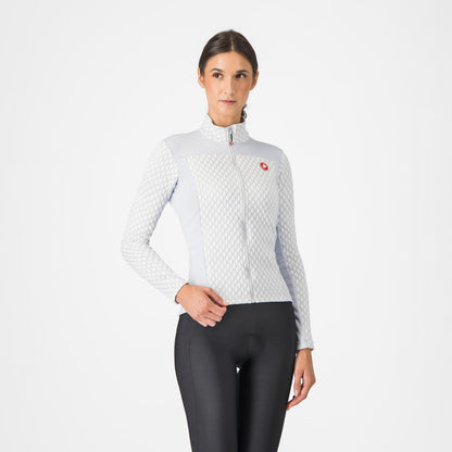 Tricou CASTELLI SFIDA 2 Damă cu Mânecă Lungă Gri Deschis