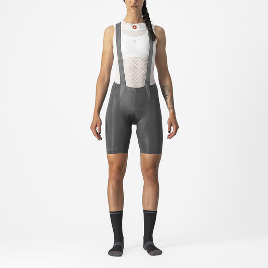 Buksestrop-shorts CASTELLI FREE AERO RC W Dame Grå