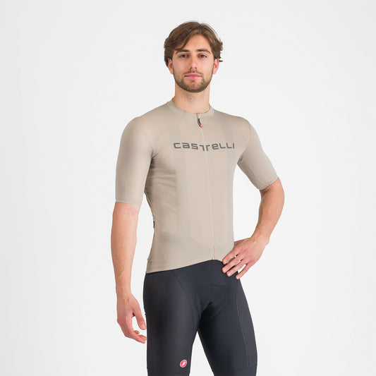 CASTELLI PROLOGO LITE Short Sleeve Jersey Beige