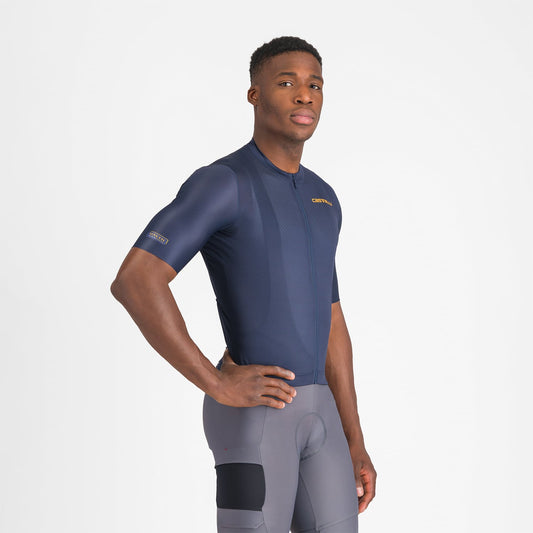 CASTELLI UNLIMITED ENTRATA 3 Short Sleeve Navy Jersey