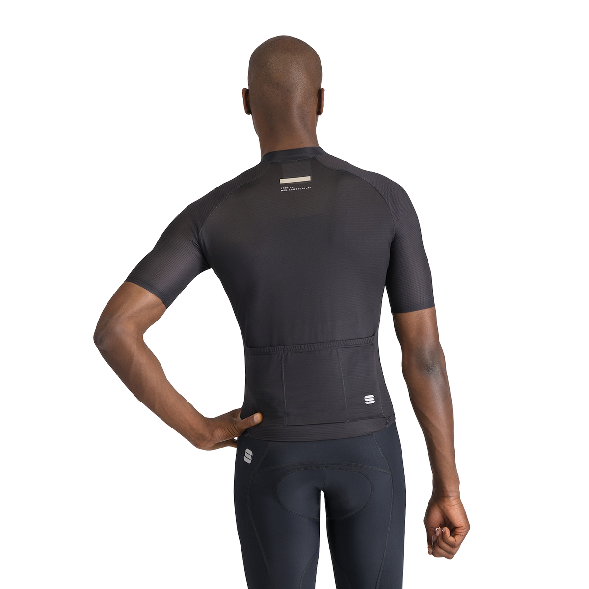 Trøje SPORTFUL SUPERNOVA Korte Ærmer Sort